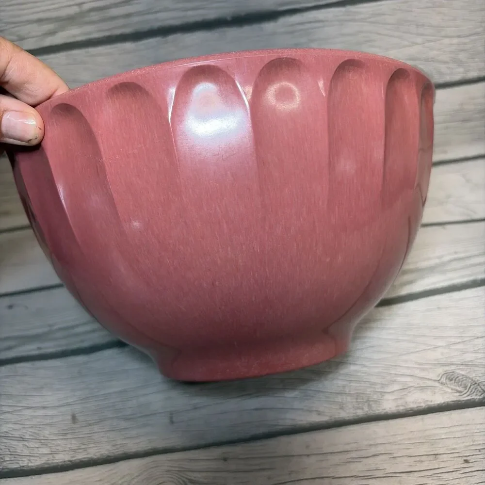 Vintage Boonton Ware NJ Pink MCM Melmac Bowl 511c-4qt RARE